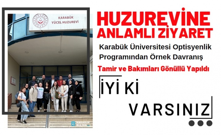 KARABÜK ÜNİVERSİTESİ OPTİSYENLİK PROGRAMINDAN ÖRNEK DAVRANIŞ