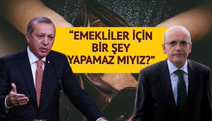 Cumhurbaşkanı Erdoğan'dan Bakan Şimşek'e: Emeklilerle ilgili bir şey yapabiliyor muyuz? İşte aldığı yanıt
