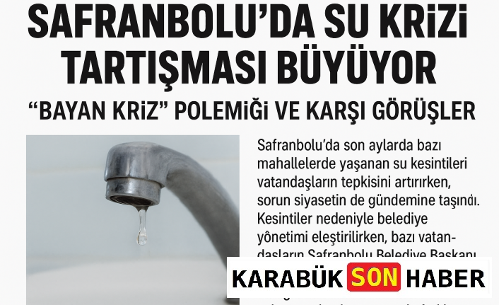 “Bayan Kriz” Yakıştırmasına Tepki