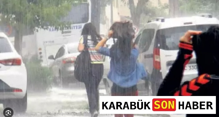 Karabük’te 3,5 Ay Sonra Gelen Sağanak Yağış Sevinç Yarattı