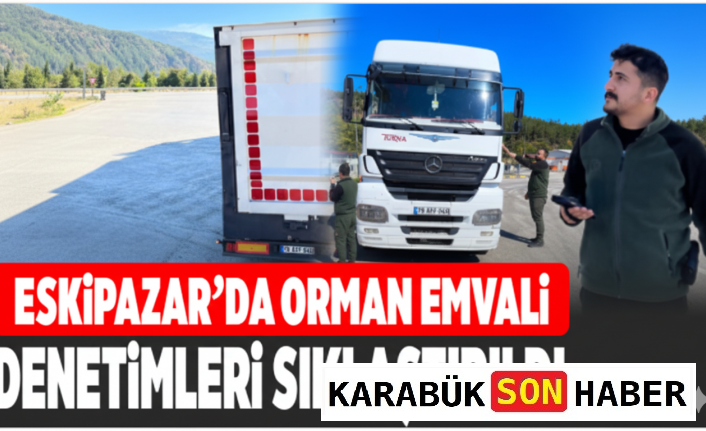 Karabük’te Kaçak Orman Emvaliyle Mücadele: Denetimler Aralıksız Devam Ediyor