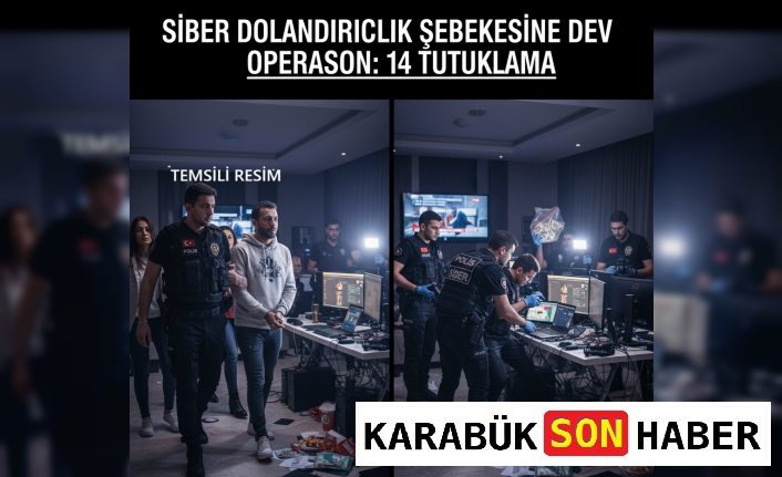Büyük Siber Dolandırıcılık Şebekesi Çökertildi: 14 Tutuklama