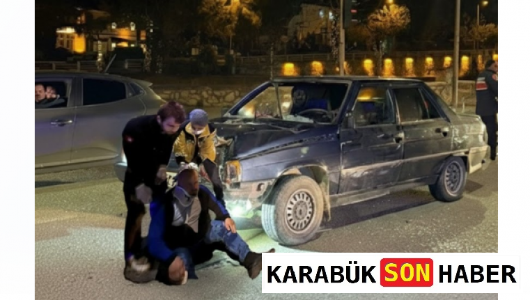 Karabük Son Dakika: Kırmızı Işıkta Bekleyen Motosiklete Çarptı, Sürücü Yaralandı