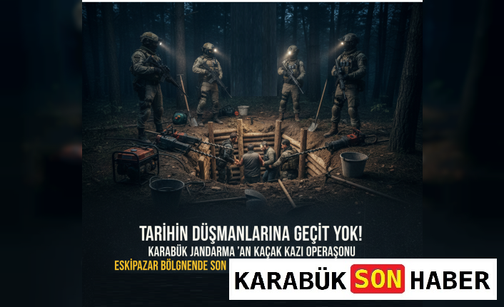 Karabük'te Kaçak Kazı Harekâtı: 4 Şüpheli Suçüstü Yakalandı, Gözler Eskipazar'da