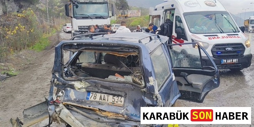 Beton Mikseri ile Otomobil Çarpıştı: 1’i çocuk 5 kişi yaralandı