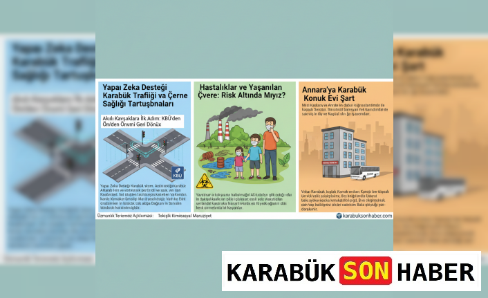 Yapay Zeka Desteği Karabük Trafiği ve Çevre Sağlığı Tartışmaları
