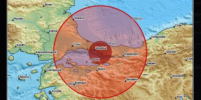 İstanbul'da 4.1 büyüklüğünde deprem!