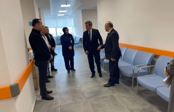 Güneş, KEAH 5000 Evler Ek Hizmet Binasında incelemelerde bulundu