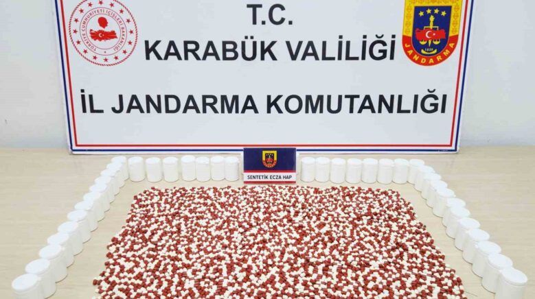 Karabük’te Uyuşturucu Operasyonu: 2 Bin 467 Hap Ele Geçirildi