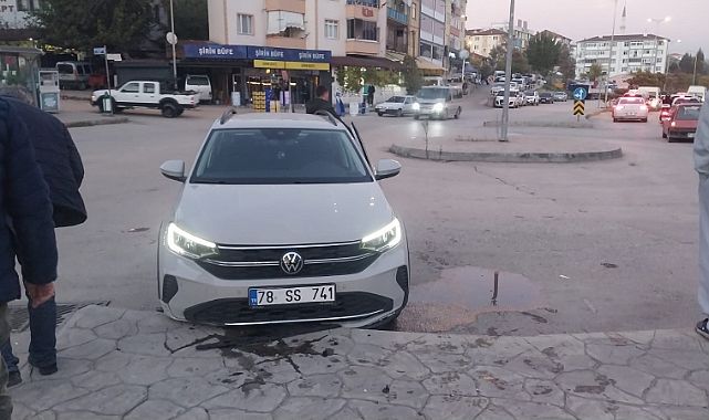Karabükte otomobilin çarptığı yaya yaralandı