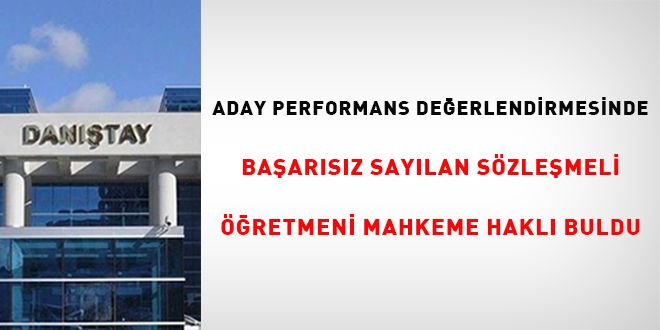 ADAY Öğretmen Performans Fesih Kararı Yargıdan Döndü: Danıştay'dan Önemli Hukuk Vurgusu