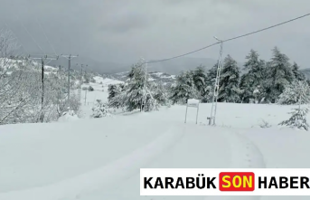 Karabük'te Yoğun Kar Yağışı: Yarın Okullar Tatil Oldu