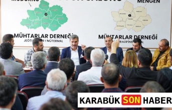 Mudurnu’da Muhtarlar Toplandı, Jeotermal İhale Gerginlik Yarattı