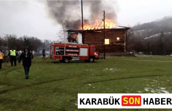 Karabük Eflani'de 450 Yıllık Tarihi Cami Kül Oldu