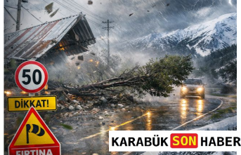 Karabük için fırtına uyarısı: Cumartesiye dikkat