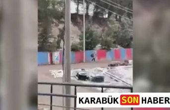 Karabük'te Kar Altında Saygı Duruşu