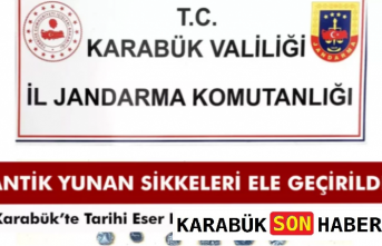 Karabük'te Tarihi Eser Operasyonu: 33 Sikke Ele Geçirildi