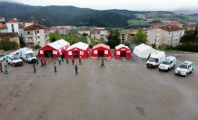 Karabük'ün Afetlere Hazırlık Kapasitesi Güçlendirildi: 350 m²'lik Tam Donanımlı Sahra Hastanesi Kuruldu