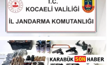 Kartepe'de mahalle arasındaki evden silah fabrikası çıktı