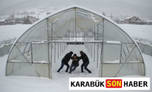 Eskipazar’da Kar Serayı Yıktı Geçti: O Anlar Kamerada