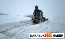 Karabük'te Karla Mücadele: 17 Köy Yolunda Çalışmalar Sürüyor