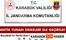 Karabük'te Tarihi Eser Operasyonu: 33 Sikke Ele Geçirildi