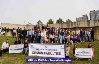 KBÜ’de 150 Fidan Toprakla Buluştu 