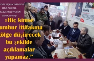 MHP GENEL BAŞKAN YARDIMCISI DURMAZ, KARABÜK MİLLETVEKİLİNİ...