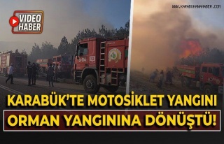 Eflani’de Alev Alan Motosiklet Ormanı Yaktı: Yangın...