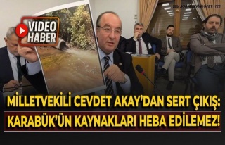 Karabük Milletvekili Akay'dan Kamu Yatırımları...
