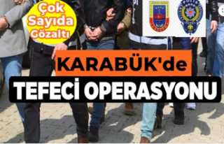 Karabük'te Tefecilik Operasyonu: 2 Gözaltı,...