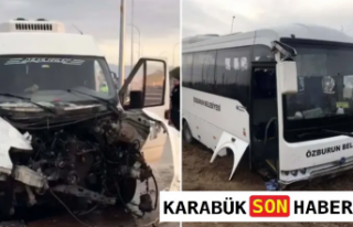 Afyonkarahisar'da Servis Aracı ile Otomobil...