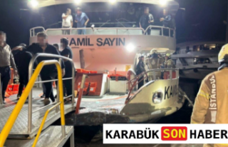 Beşiktaş açıklarında kuru yük gemisi iskeleye...