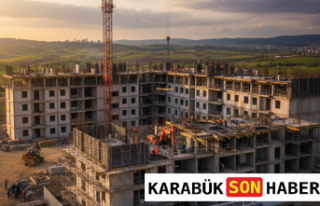 Karabük'te Öğrenci Yurdu İnşaatı Hız Kazandı