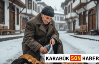 Safranbolu'da Dondurucu Soğukta Kalpleri Isıtan...
