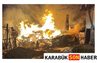 Safranbolu’da Gece Yarısı Yangın Paniği: Bir...