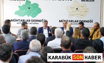 Mudurnu’da Muhtarlar Toplandı, Jeotermal İhale Gerginlik Yarattı