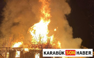 Eflani’de Korkutan Yangın: İki Katlı Ev Kül Oldu