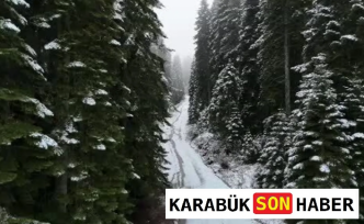 Karabük’te Kış Yüzünü Gösterdi: Yüksek Kesimlerde Kar ve Buzlanma Riski