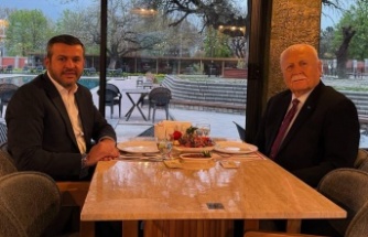 Çetinkaya: "Sn. Şefik Dizdar Beyefendiyi Havuzlu Bahçe Sosyal Tesislerimizde Ağırladık"