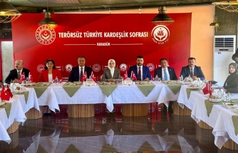 Karabük’te “Terörsüz Türkiye Kardeşlik Sofrası”nda Anlamlı Buluşma