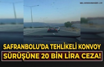 Safranbolu’da Trafikte ‘Şerit Terörü’: Yoğun Trafikte Art Arda Şerit Değiştiren Sürücülere 20 Bin TL Ceza