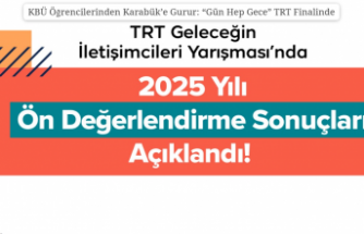 KBÜ Öğrencilerinden Karabük’e Gurur: “Gün Hep Gece” TRT Finalinde