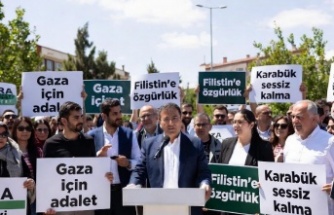 Karabük’te Gazze İçin Basın Açıklaması