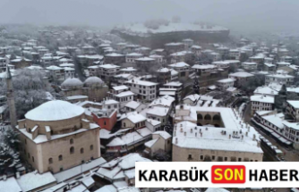 Safranbolu’da Kar Yağışı Etkisini Sürüyor: Belediye Ekipleri Sahada