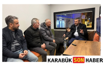 BAŞKAN ÇETİNKAYA ESNAF VE VATANDAŞLA BİR ARAYA GELDİ