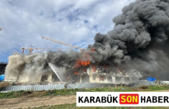 Esenyurt'ta Şantiye Yangını: İşçiler Canını Zor Kurtardı