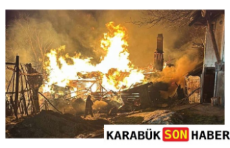 Safranbolu’da Gece Yarısı Yangın Paniği: Bir Yaralı