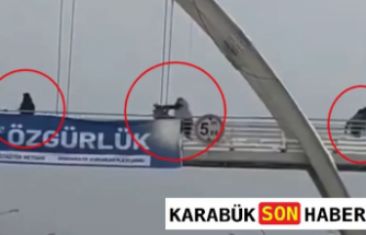 Üst geçitte kar topu atan çocuklara saldırı