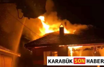 Yenice'de Korkutan Gece: İkinci Katta Başlayan Alevler Çatıyı Sardı